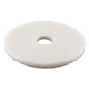 Boardwalk Polishing Floor Pads  13  Diameter  White  5 Carton (PAD 4013 WHI)
