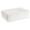 SCT Tuck-Top Bakery Boxes  14w x 10d x 4h  White  100 Carton (SCH 1025)