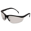 MCR Safety Klondike Safety Glasses  Matte Black Frame  Clear Lens (CWS KD110)