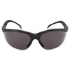 MCR Safety Klondike Safety Glasses  Matte Black Frame  Gray Lens (CWS KD112)