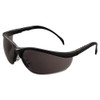 MCR Safety Klondike Safety Glasses  Matte Black Frame  Gray Lens (CWS KD112)