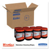 WypAll Heavy-Duty Waterless Cleaning Wipes  12 x 9 1 2  Green-White  50 Canister  8 CT (KCC 58310)