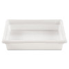 Rubbermaid Commercial Food Tote Boxes  8 5gal  26w x 18d x 6h  White (RCP 3508 WHI)
