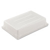 Rubbermaid Commercial Food Tote Boxes  8 5gal  26w x 18d x 6h  White (RCP 3508 WHI)