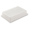 Rubbermaid Commercial Food Tote Boxes  8 5gal  26w x 18d x 6h  White (RCP 3508 WHI)