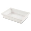 Rubbermaid Commercial Food Tote Boxes  8 5gal  26w x 18d x 6h  White (RCP 3508 WHI)