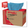 WypAll Oil  Grease and Ink Cloths  BRAG Box  12 1 x 16 8  Blue  180 Box (KCC 33352)