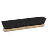 Boardwalk Floor Brush Head  18  Wide  Black  Medium Weight  Polypropylene Bristles (BWK 20618)