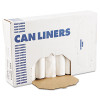 Boardwalk High-Density Can Liners  60 gal  11 microns  38  x 58   Natural  200 Carton (BWK 385814)