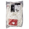 Rubbermaid Commercial Web Foot Wet Mop Head  Shrinkless  Cotton Synthetic  White  Large  6 Carton (RCP A253 WHI)