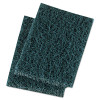 Boardwalk Extra Heavy-Duty Scour Pad  3 1 2 x 5  Blue Gray  20 Carton (PAD 188)
