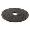 Boardwalk High Performance Stripping Floor Pads  20  Diameter  Grayish Black  5 Carton (PAD 4020 HIP)