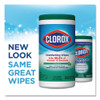 Clorox Disinfecting Wipes  Fresh Scent  7 x 8  White  75 Canister  6 Canisters Carton (CLO 01656)