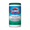 Clorox Disinfecting Wipes  Fresh Scent  7 x 8  White  75 Canister  6 Canisters Carton (CLO 01656)