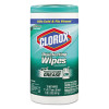 Clorox Disinfecting Wipes  Fresh Scent  7 x 8  White  75 Canister  6 Canisters Carton (CLO 01656)