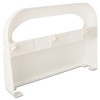 HOSPECO Health Gards Seat Cover Dispenser  1 2-Fold  White  16x3 25x11 5  2 Bx (HOS HG-1-2)