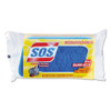 S.O.S. All Surface Scrubber Sponge  2 1 2 x 4 1 2  1  Thick  Blue  12 Carton (CLO 91017)