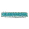 Rubbermaid Commercial HYGEN HYGEN Dry Dusting Mop Heads with Fringe  36   Microfiber  Green (RCP Q438)