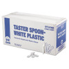 AmerCareRoyal Polystyrene Taster Spoons  White  3000 Carton (RPP RTS3000)