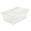 Rubbermaid Commercial Food Tote Boxes  12 1 2gal  26w x 18d x 9h  Clear (RCP 3300 CLE)