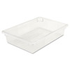 Rubbermaid Commercial Food Tote Boxes  8 1 2gal  26w x 18d x 6h  Clear (RCP 3308 CLE)