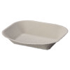 Chinet Savaday Molded Fiber Food Tray  9 x 7  Beige  250 Bag  500 Carton (HUH JUST)