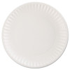 AJM Packaging Corporation Paper Plates  9  Diameter  White  100 Pack  12 Packs Carton (AJMPP9GRAWH)