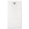 General Grocery Paper Bags  40 lbs Capacity   12  7 06 w x 4 5 d x 13 75 h  White  500 Bags (BAG GW12-500)