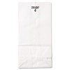 General Grocery Paper Bags  30 lbs Capacity   4  5 w x 3 33 d x 9 75 h  White  500 Bags (BAG GW4-500)