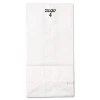 General Grocery Paper Bags  30 lbs Capacity   4  5 w x 3 33 d x 9 75 h  White  500 Bags (BAG GW4-500)