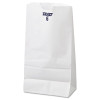 General Grocery Paper Bags  35 lbs Capacity   6  6 w x 3 63 d x 11 06 h  White  500 Bags (BAG GW6-500)