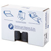 Inteplast Group High-Density Interleaved Commercial Can Liners  60 gal  17 microns  38  x 60   Black  200 Carton (IBS S386017K)