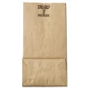 General Grocery Paper Bags  52 lbs Capacity   2  8 13 w x 4 25 d x 9 75 h  Kraft  500 Bags (BAG GX2-500)