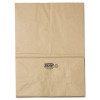 General Grocery Paper Bags  57 lbs Capacity  1 6 BBL  12 w x 7 d x 17 h  Kraft  500 Bags (BAG SK1657)