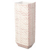 Boardwalk Paper Food Baskets  1 lb Capacity  Red White  1000 Carton (BWK 30LAG100)
