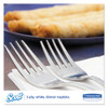 Scott 1 8-Fold Dinner Napkins  2-Ply  17 x 14 63 100  White  250 Pack  12 Packs Carton (KCC 98200)
