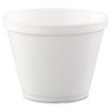 Dart Food Containers  Foam 12oz  White  25 Bag  20 Bags Carton (DCC 12SJ20)