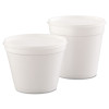 Dart Plastic Lids for Foam Containers  Flat  Vented  Fits 24-32 oz  Translucent  500 Carton (DCC 48JL)