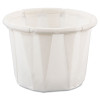 Dart Paper Portion Cups   5oz  White  250 Bag  20 Bags Carton (SCC 050)