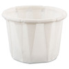 Dart Paper Portion Cups   5oz  White  250 Bag  20 Bags Carton (SCC 050)