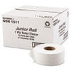 GEN JRT Jumbo Bath Tissue  Septic Safe  1-Ply  White  9  dia  12 Rolls Carton (GEN 1511)