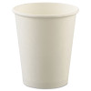 Dart Uncoated Paper Cups  Hot Drink  8oz  White  1000 Carton (SCC U508NU)
