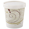 Dart Flexstyle Double Poly Paper Containers  16oz  Symphony  25 Pack  10 Packs Carton (SCC KHB16ASYM)