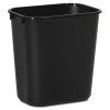 Boardwalk Soft-Sided Wastebasket  14 qt  Plastic  Black (UNS 14QTWB BLA)