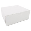 SCT Bakery Boxes  White  Kraft  10W x 10D x 4H (SCH 0973)