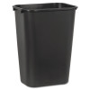 Boardwalk Soft-Sided Wastebasket  41 qt  Plastic  Black (UNS 41QTWB BLA)