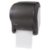San Jamar Smart Essence Electronic Roll Towel Dispenser  14 4hx11 8wx9 1d  Black  Plastic (SJMT8400TBK)
