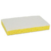 Scotch-Brite PROFESSIONAL Light-Duty Scrubbing Sponge   63  3 5 x 5 63  Yellow White  20 Carton (MMM08251)