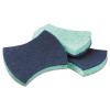 Scotch-Brite PROFESSIONAL Power Sponge  Teal  2 4 5 x 4 1 2  5 Pack (MMM3000CC)