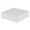 SCT Tuck-Top Bakery Boxes  9w x 9d x 2 1 2h  White  250 Carton (SCH 0953)